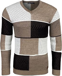 Subliminal Mode Pullover Warm Drawing Tiles Multicolor Man Pull-Over BX52200