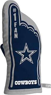 YouTheFan NFL Officially-Licensed Oven Mitt - Heat Resistant, 100% Cotton, Patented Design, Great for Indoors or Outdoors on the Grill - Official Team Colors and Logo
