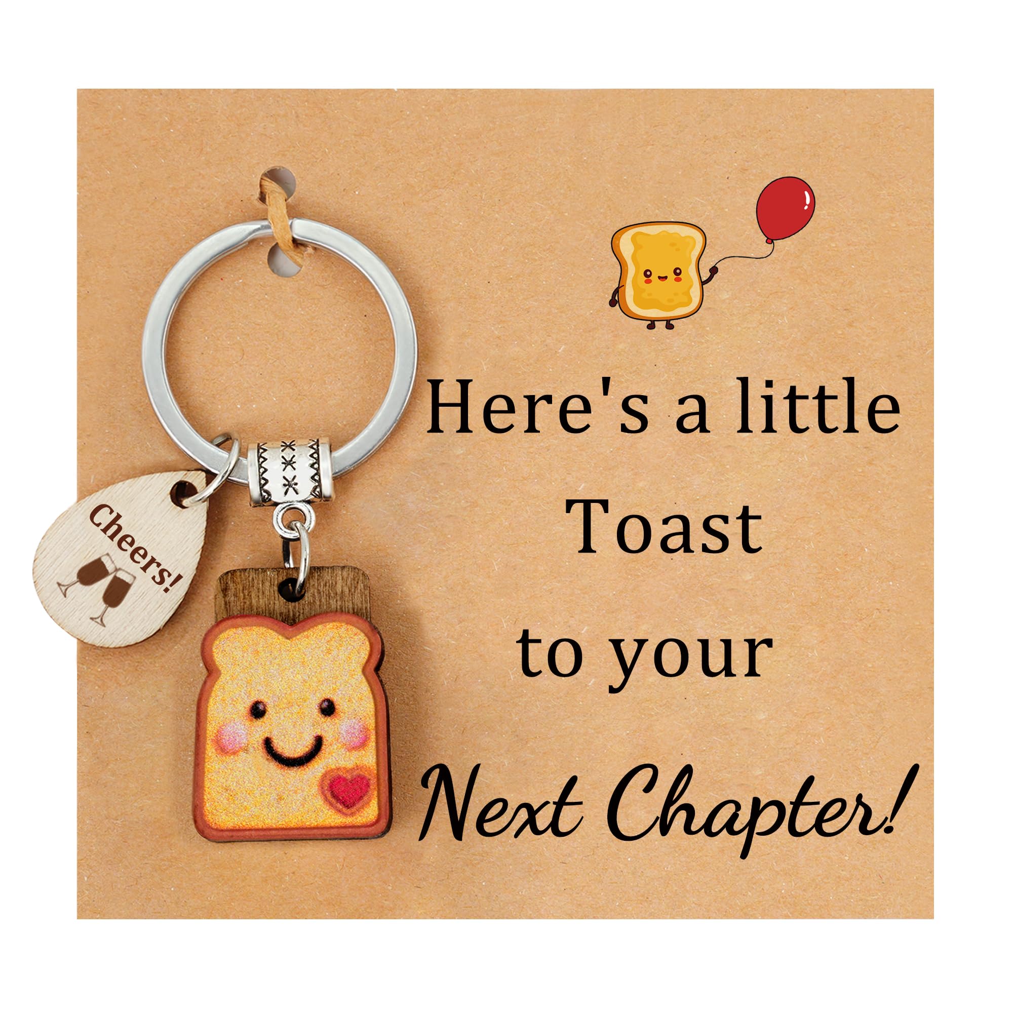 PEALICIOUS Toast Keychain for Girls New Beginnings Congratulations Gifts | Next 