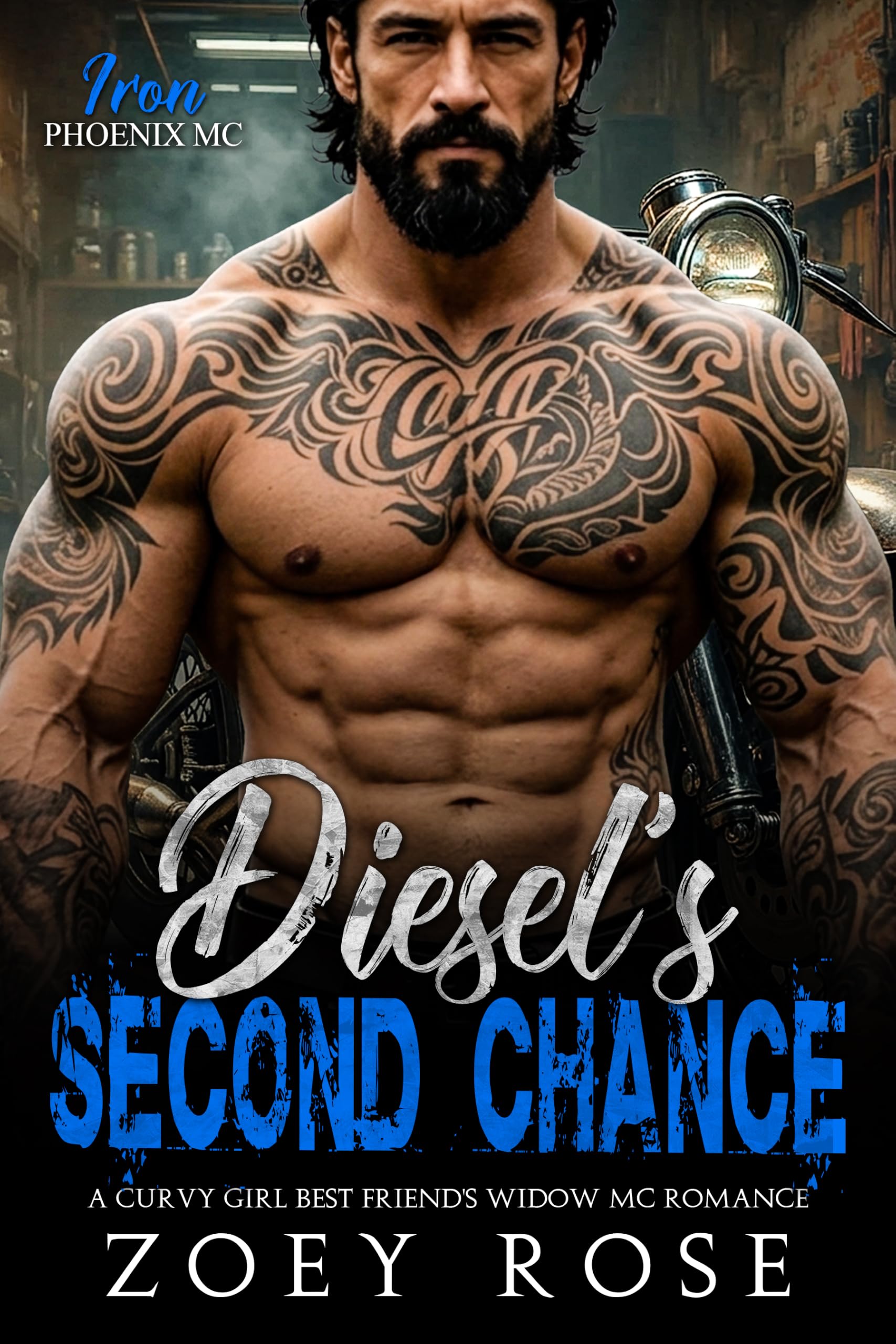 Diesel's Second Chance: A Curvy Girl Best Friend's Widow MC Romance (Iron Phoeni