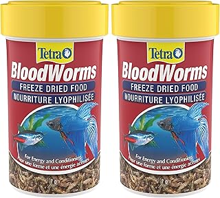 Tetra Bloodworms 0.25oz, 7g (Bilingual) (Pack of 2)