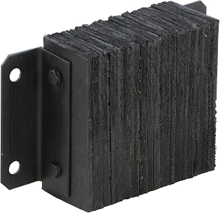 Vestil 1014-4.5 Laminated Rubber Dock Bumper 10 In. x 14 In. x 4-1/2 In. Black