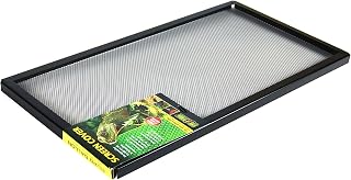 Exo Terra Terrarium Screen Cover - 61 x 30 cm (24 x 12 in) - 15-20 Gallon | Designed for 15/20/25/30 X-Tall gallon aquariaums and provides ventilation and allows necessary UV penetration
