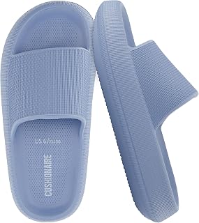 CUSHIONAIRE Women's Feather Cloud Recovery Slide Sandal + Comfort