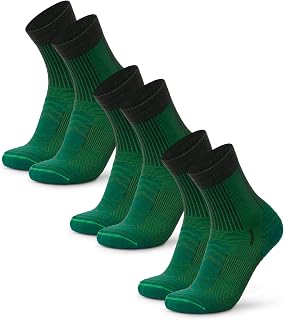 DANISH ENDURANCE Lightweight Merino Wool Hiking Socks, Breathable
