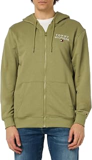 Tommy Hilfiger Mix Media Men's Hooded Zip Through Quilted Jacket