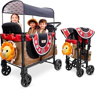 WonderFold ONE PIECE Thousand Sunny Limited Edition 4 Seater Stroller Wagon - Spacious, Safe, and Stylish Ride with All-Terrain Wheels