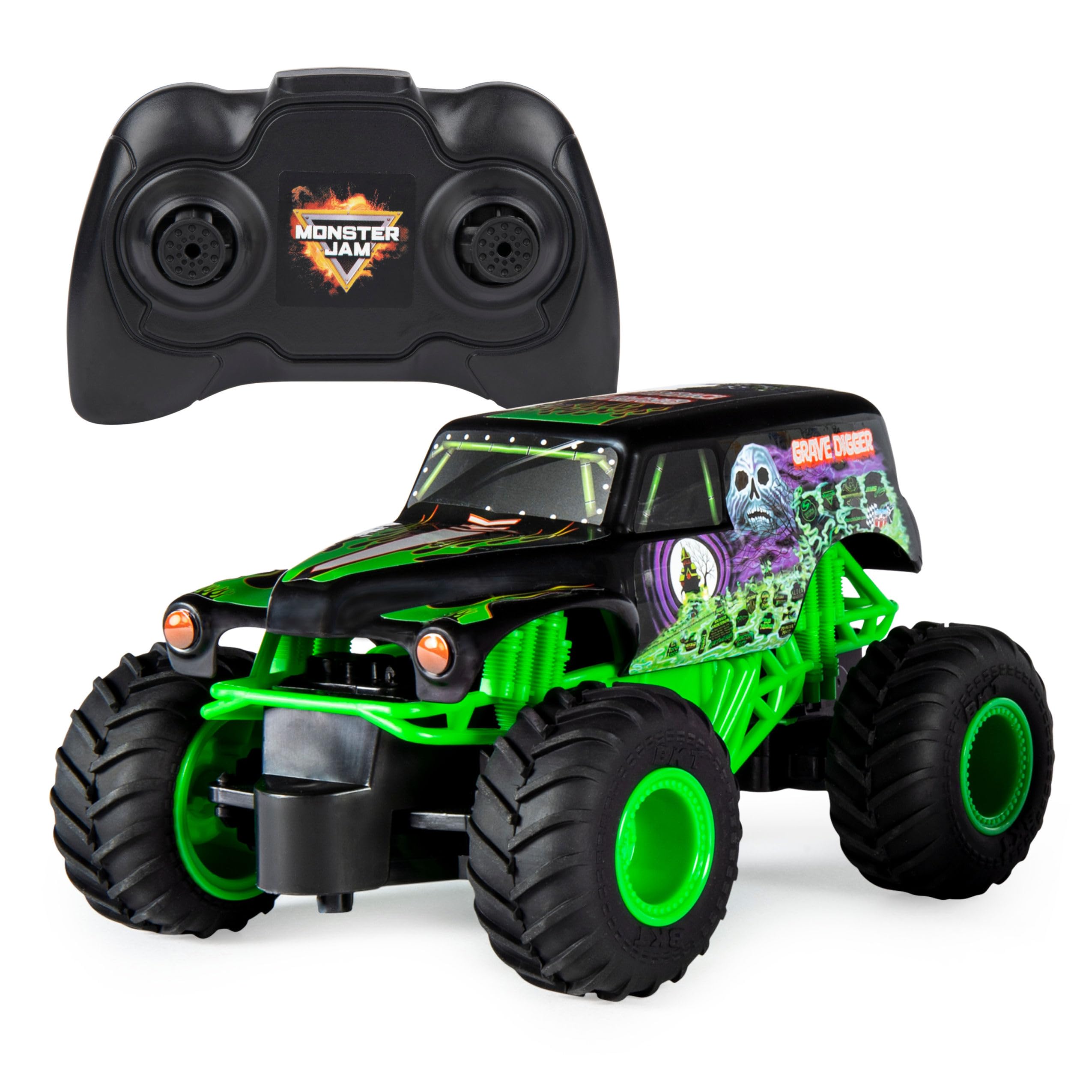 Monster Jam Official Grave Digger Remote Control Monster Truck, 1:24 Scale, 2.4 