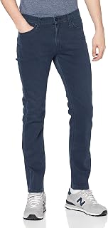 Lee Hombre Rider Vaqueros, Azul (Mission Worn Zi), 33W / 30L