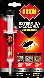 Orion - Gel Cockroach Killer Syringe - Professional Efficacy - 10g | Takes them out of hiding and removes the cologne, powerful food attractant, great for nooks and crannies.