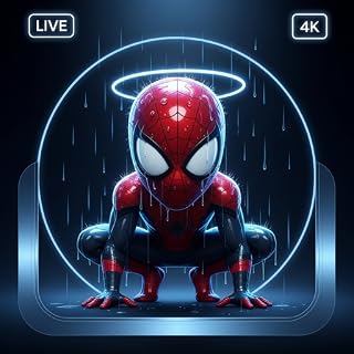 Spider Man Rain Ambience: Hero Night Storm Screensaver