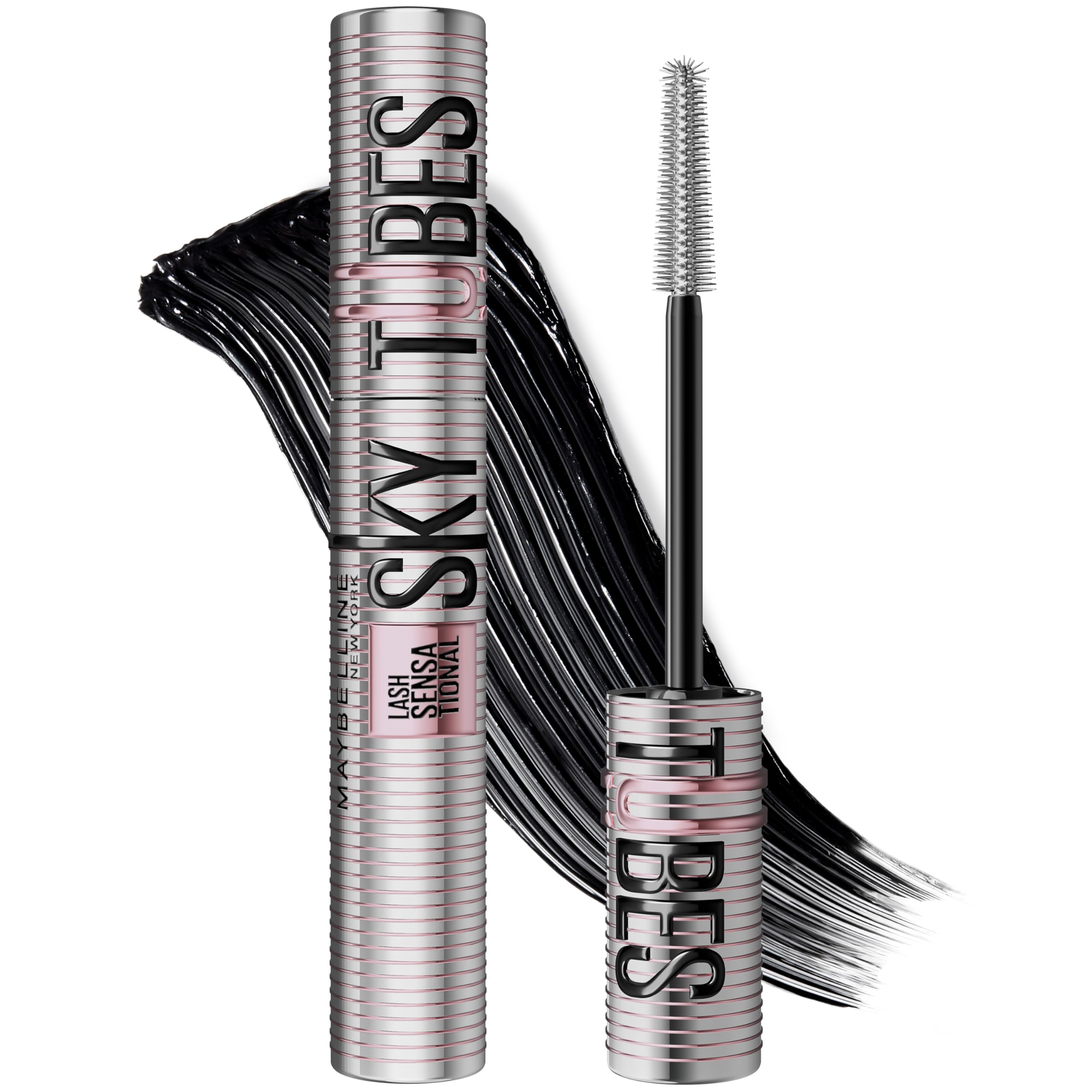 Maybelline Lash Sensational Sky Tubes Tubing Mascara, Extension-Like Lengthening