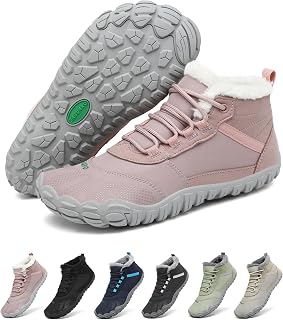 SAGUARO Barefoot Ankle Boots Men Women Winter Snow Boots Warm Non-Slip 36-48 EU