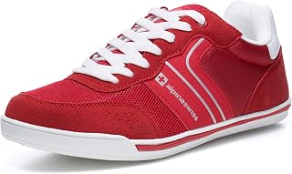 alpine swiss Liam Sneakers moda uomo Scarpe da tennis stringate basse con finiture in pelle scamosciata