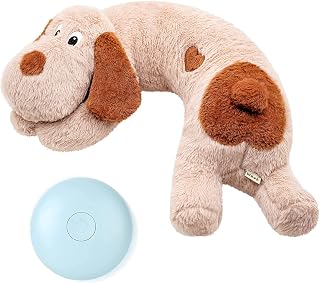WEOK Heartbeat toy for Puppy, Puppy Toys for Dogs Anxiety Relief Behavioral Aid, Dog Plush Toy with Heartbeat for Dogs Cats Pets Separation Anxiety Calming