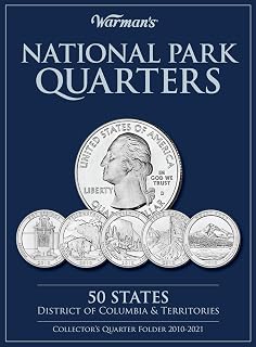 National Park Quarters: 50 States + District of Columbia & Territories: Collector's Quarters Folder 2010-2021 (Warman's Collector Coin Folders)