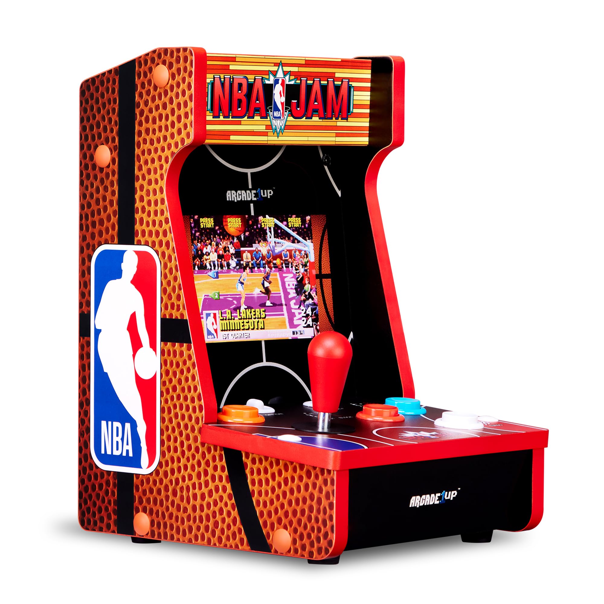 Arcade1Up NBA JAM Countercade Arcade, NBA JAM TE and NBA Hang Time | 7-Inch LCD 