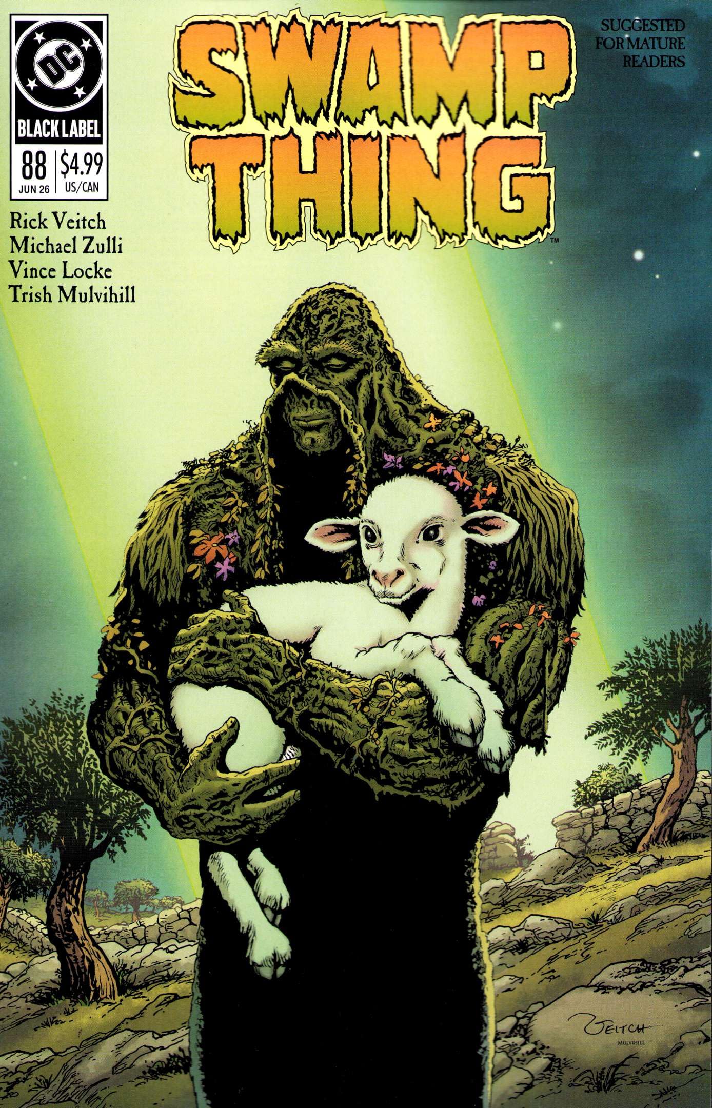 Swamp Thing 1989#1A DC | Comic Book 88 1st Print Rick Veitch Zulli