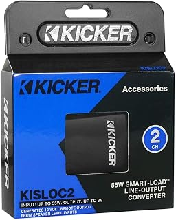 Kicker 46KISLOC2 K-Series Stereo Line-Output Converter w/Remote Turn-On Output
