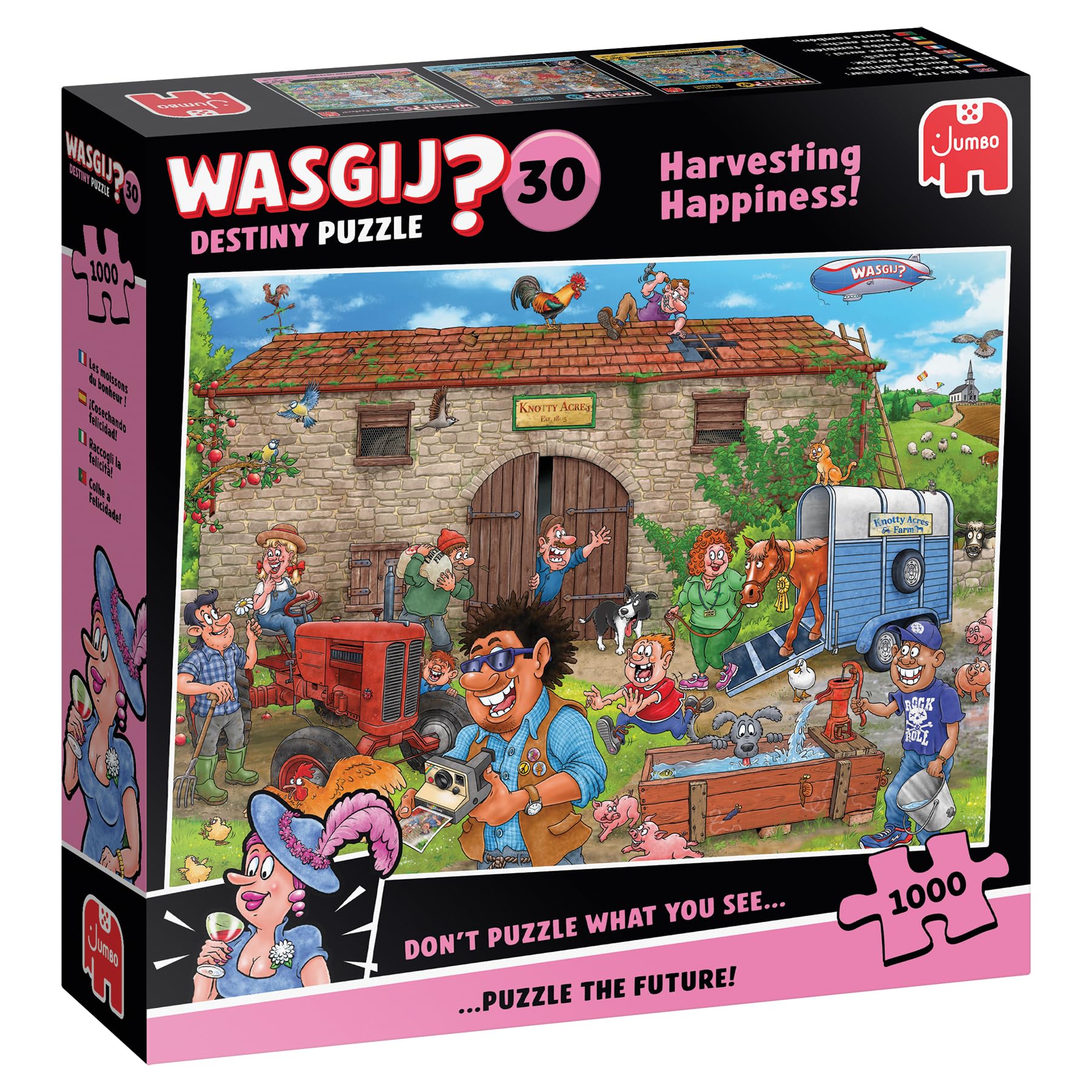 Wasgij Destiny 30 -Harvesting Happiness - 1000 Piece Adults Jigsaw Puzzle | Chal