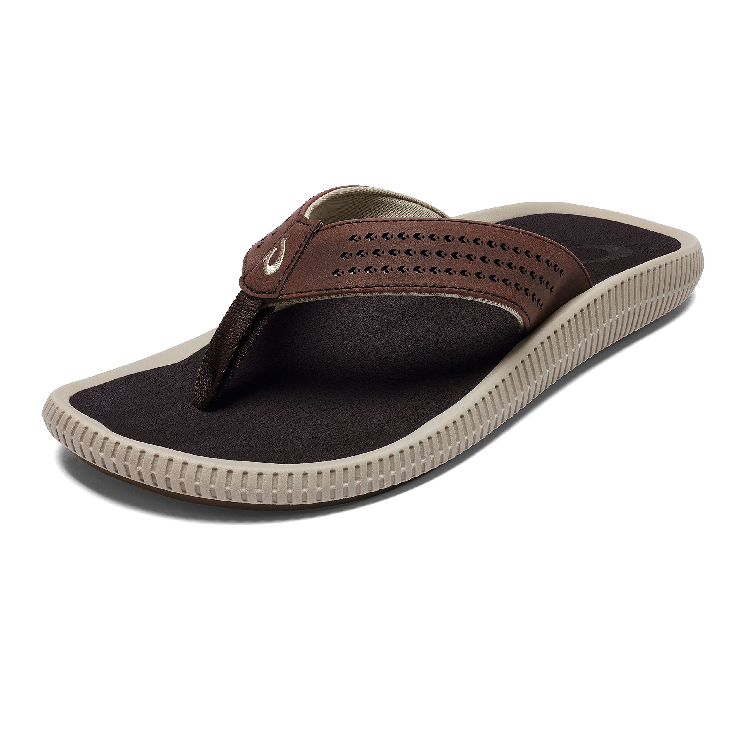 OluKai Ulele Men's Beach Sandals, Water Resistant Flip Flops