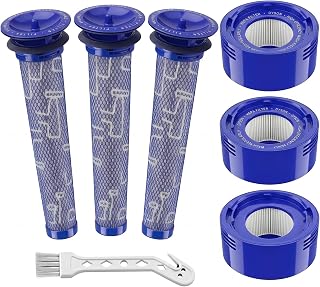 Filter for Dyson V8 Filter Replacement, Animal, Absolute Cordless Vacuum V7 | Fit for Dyson V8 Absolute Vacuum, V8 Animal, V7 Animal Vacuum, SV10 SV11 S25 SV37, Replaces Part# 965661-01 & 967478-01