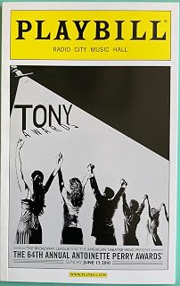 Tony Awards Playbill Program 2010 Sean Hayes Eddie Redmanye Viola Davis