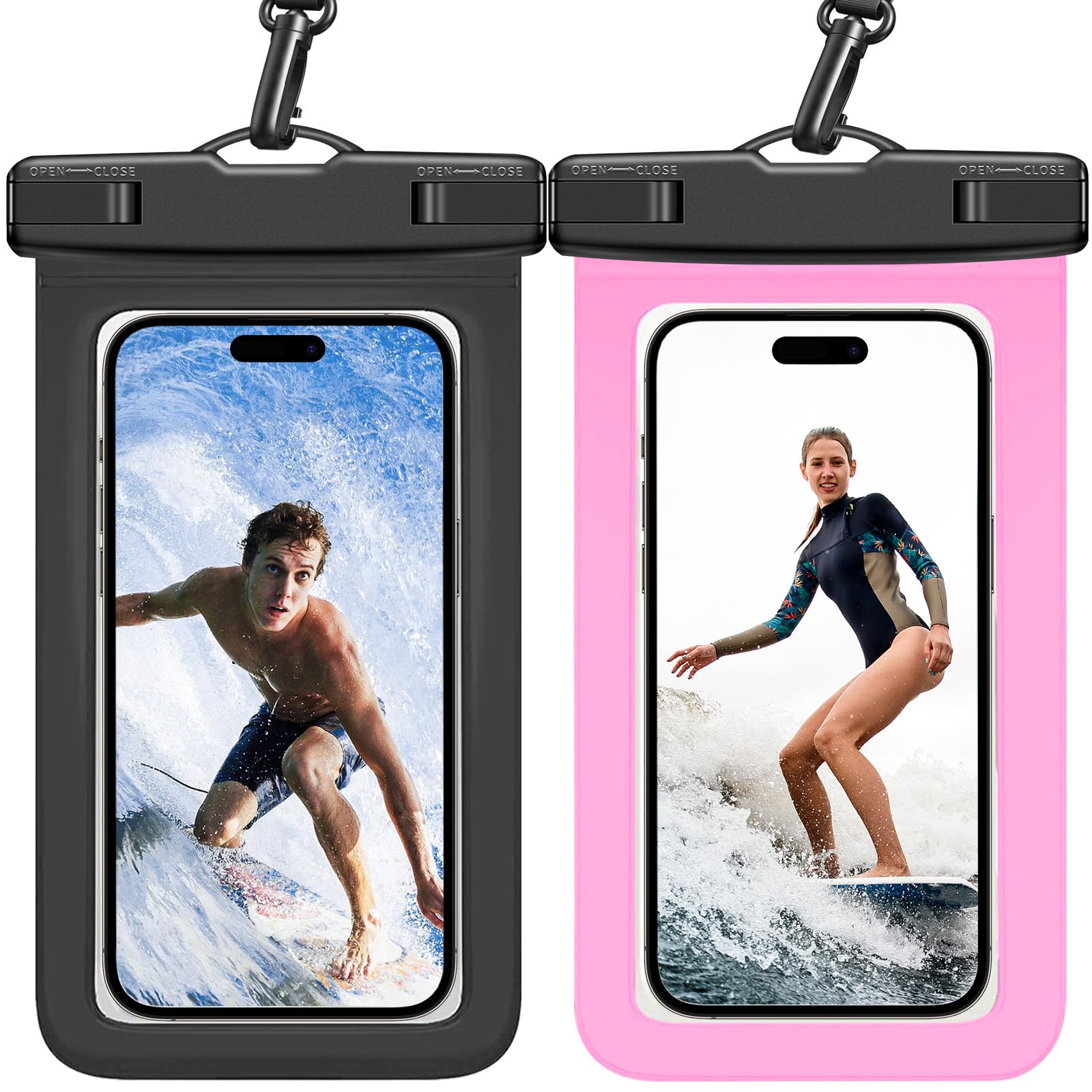 70 Years Loved Waterproof Phone Pouch, Durable Multilayer IPX8 Protection Water 