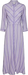 YAS Women's Yassavanna Long Shirt Dress S. Noos