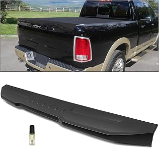 HECASA Air Design Tailgate Spoiler Compatible with 2009-2021 Ram Classic | Compatible with 2009-2021 Dodge Ram Classic 1500 2500 3500 Replacement for CH06A16 Black Cap Molding Top Protector