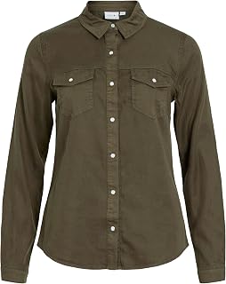 Vila Vibista Pocket Denim Shirt