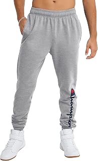 Champion Powerblend Fleece Crew, Script Logo Men's Tracksuit Top