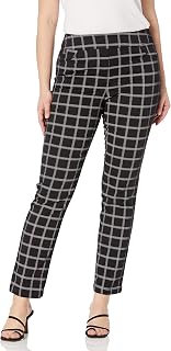 Briggs New York Women's Curvy Cotton Super Stretch Pull on Pant