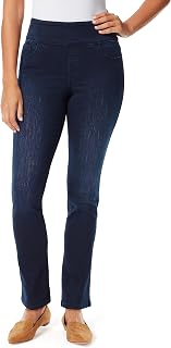 Gloria Vanderbilt Women's Amanda Hr Pull on Jeans Jeans