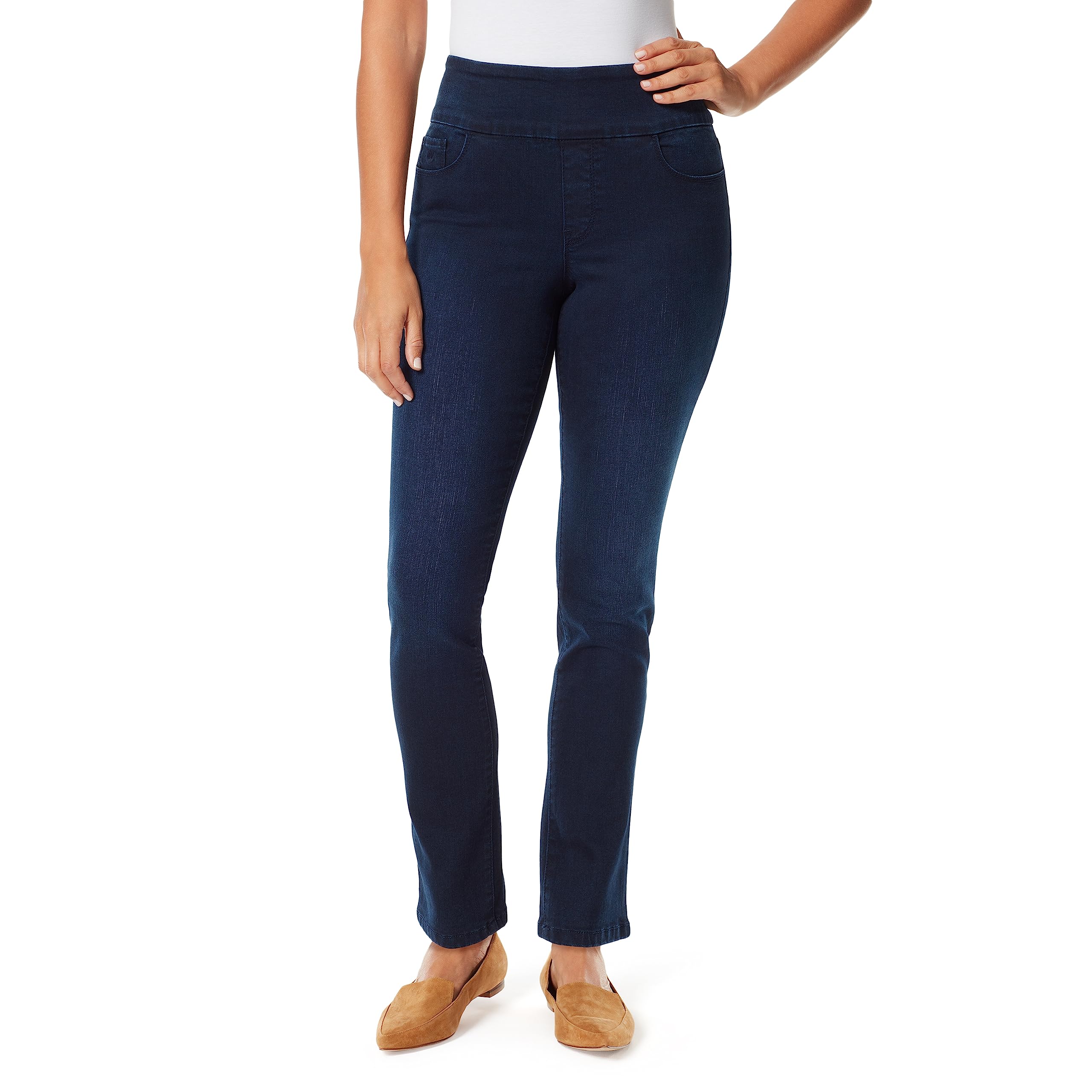 Gloria Vanderbilt Women's Amanda Hr Pull on Jeans Jeans