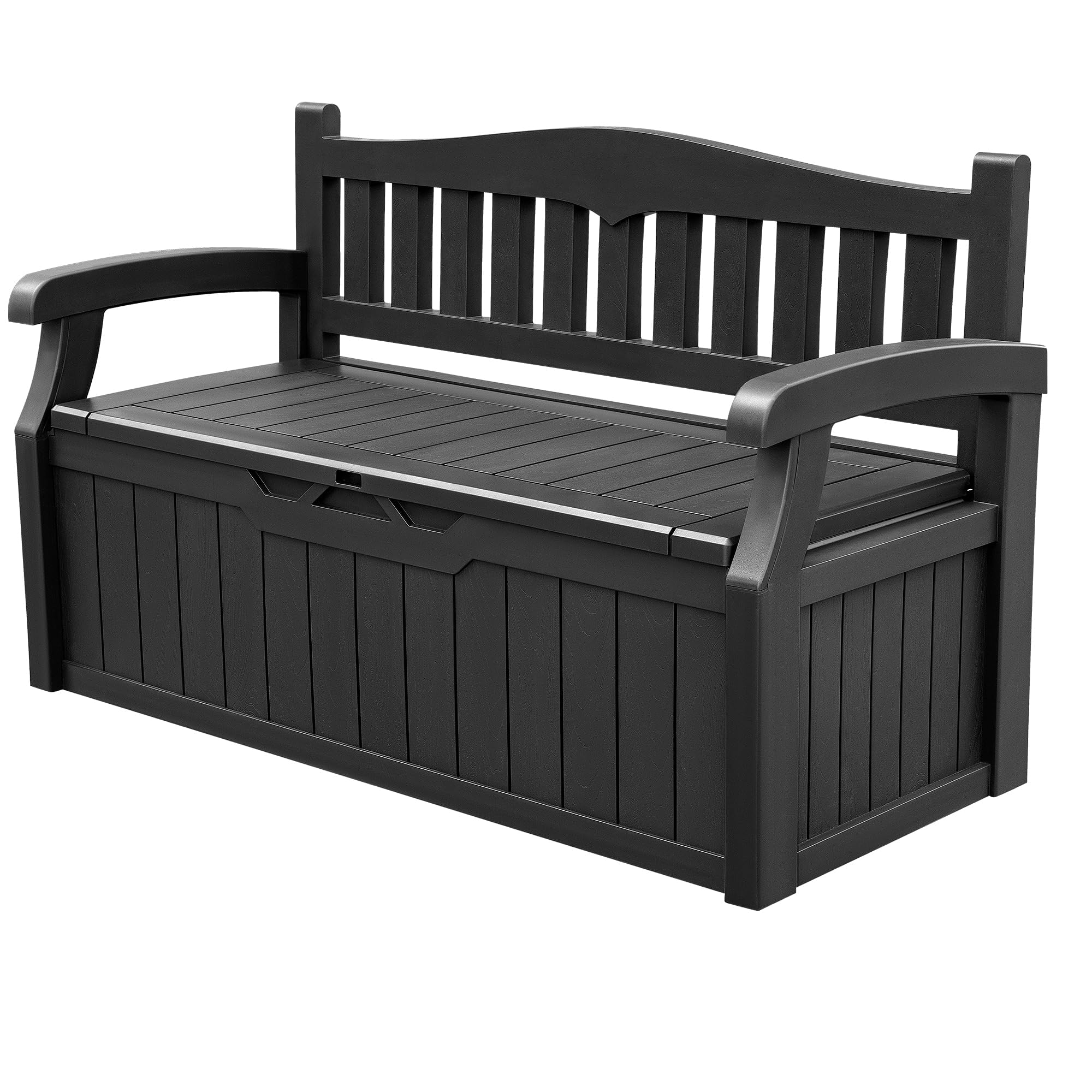 Devoko 80 Gallon Storage Bench Deck Box Waterproof&Lockable | Outdoor Benches fo