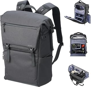 ハクバ HAKUBA カメラバッグ +SHELL シティG05AZ [ロールトップバックパック18(約18L) ブラック]