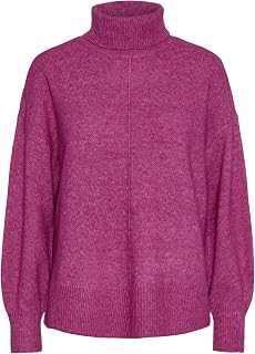 PIECES Pcmalou LS Rollneck Knit Noos BC Pcmalou LS Neck Rollneck Knit Noos BC Women (Pack of 1)