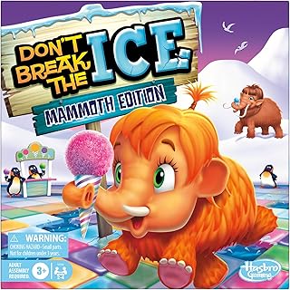 Don’t Break the Ice Mammoth Edition Board Game | Ages 3 and Up | 2 to 4 Players | Preschool and Kids Games English (Amazon Exclusive)