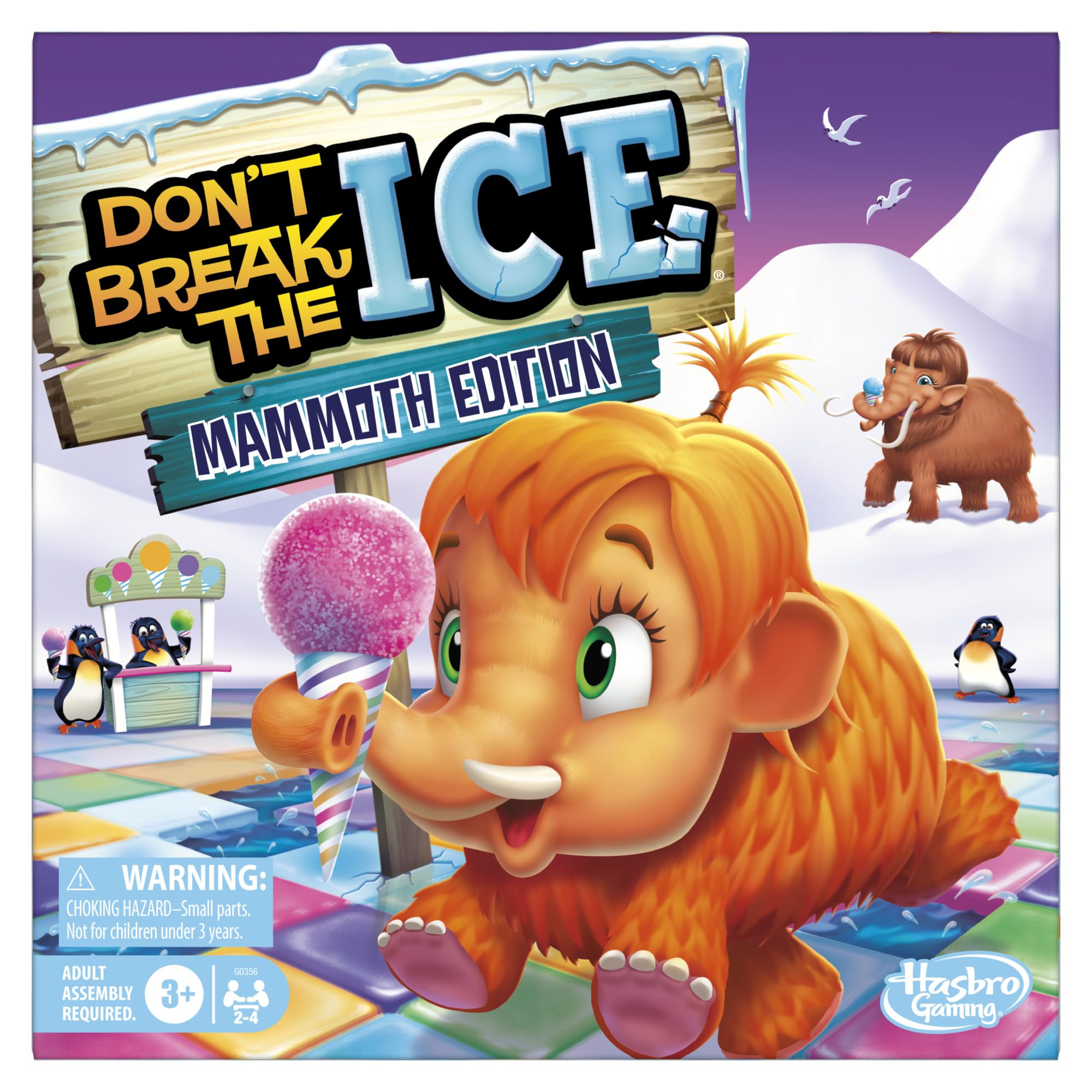 Don’t Break the Ice Mammoth Edition Board Game | Ages 3 and Up | 2 to 4 Players 