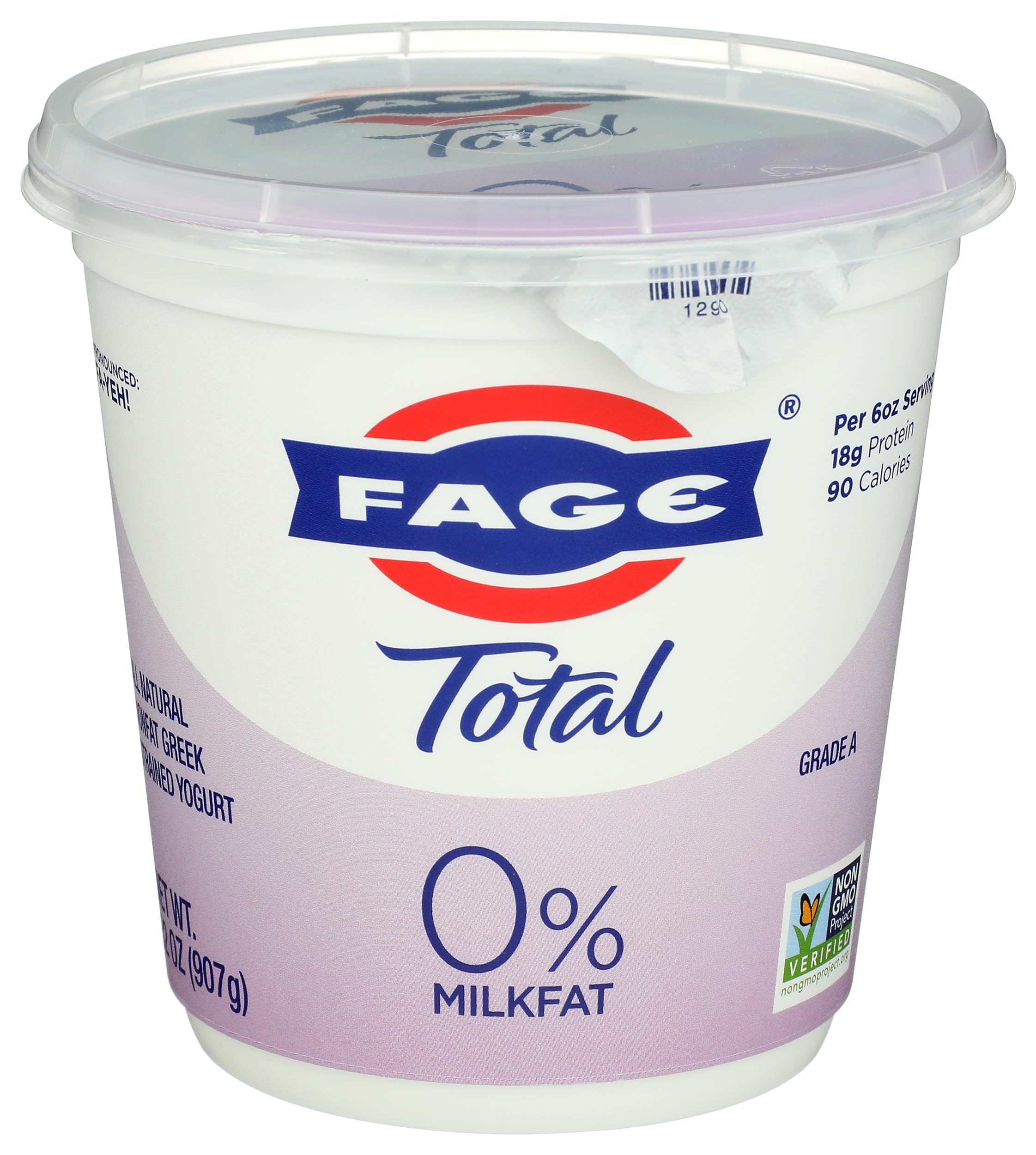 FAGE Total Greek Yogurt, 0% Nonfat, Plain, 32 oz