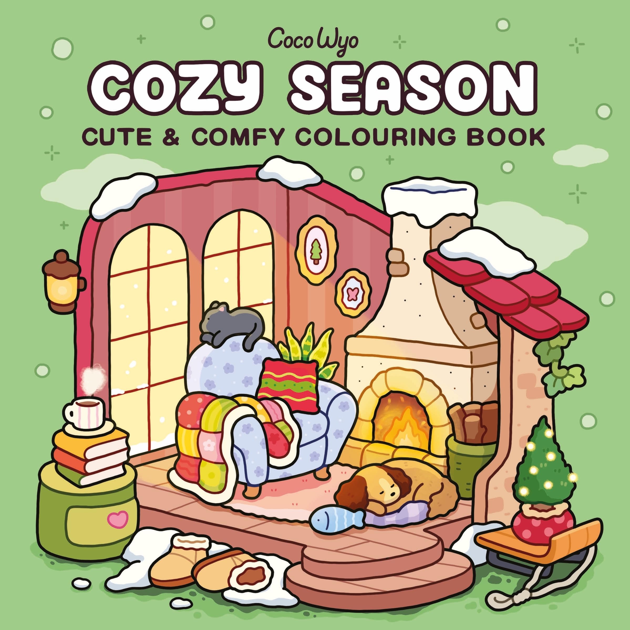 Cozy Season: A cute and comfy colouring book, perfect for relaxing and unwinding