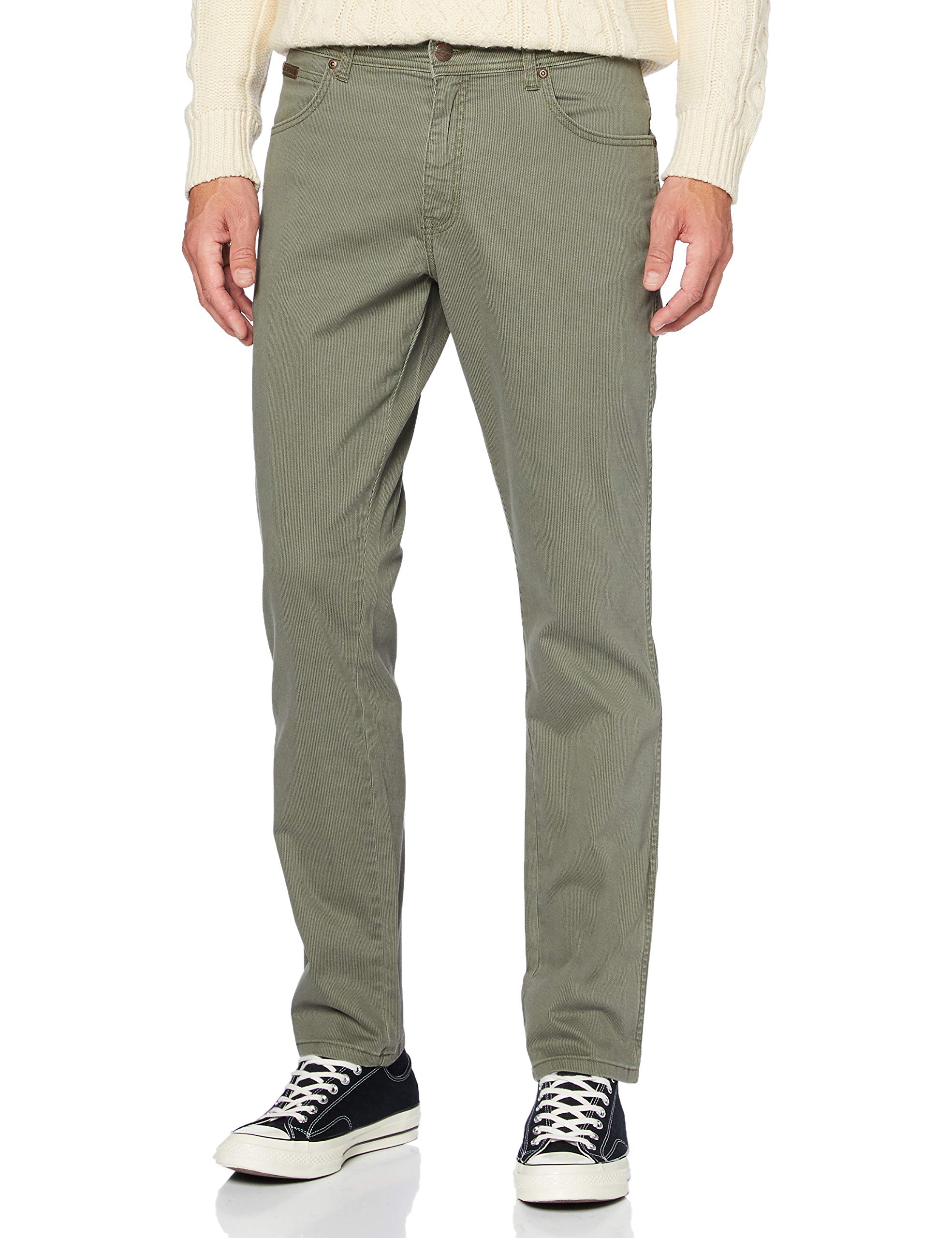 Wrangler Texas Slim Jeans for Men, Lichen, 31W / 32L