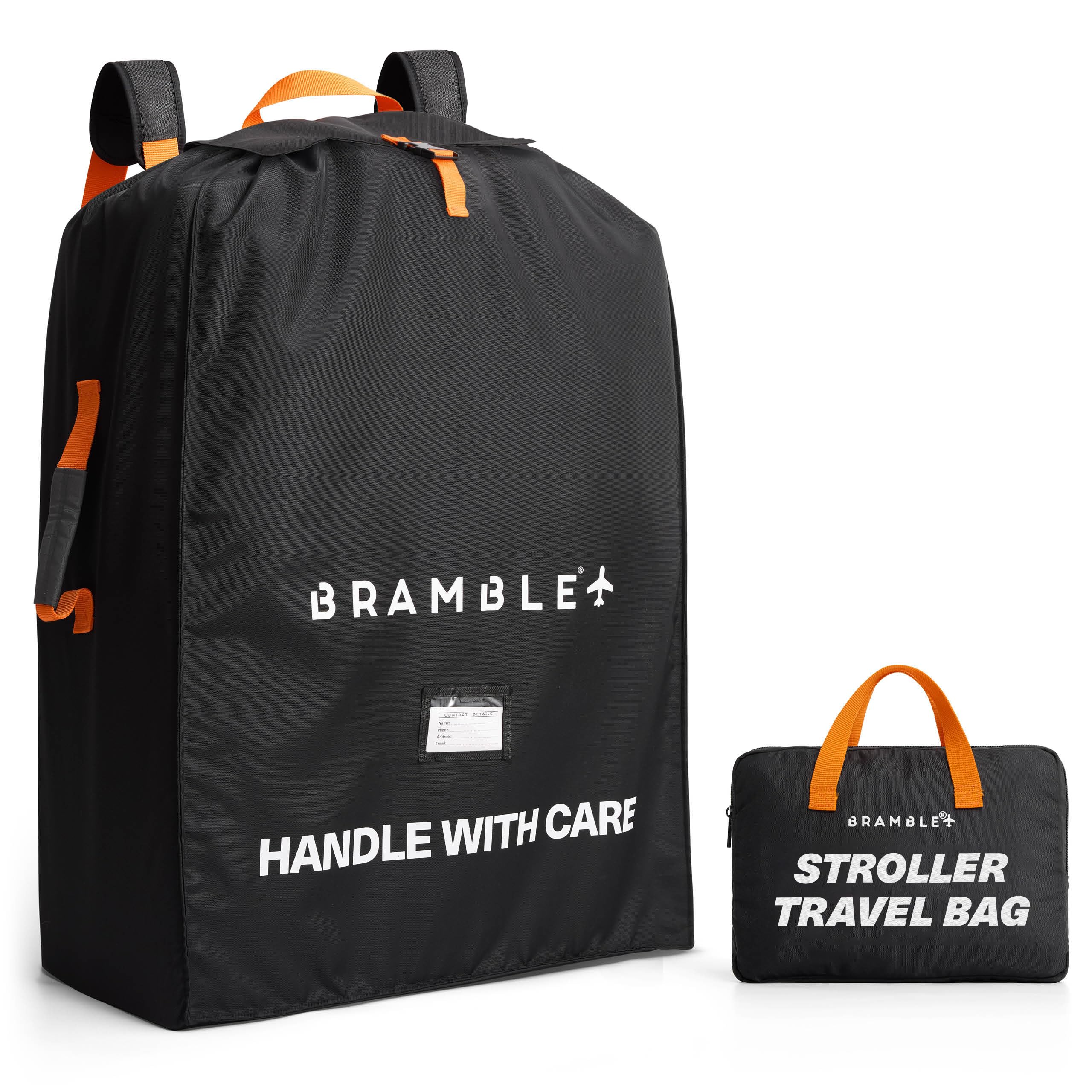 Bramble - Stroller Bag for Airplane Gate Check - Water Resistant Ballistic Nylon