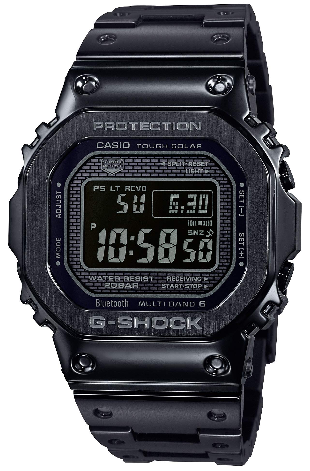 G-Shock GMWB5000GD-1, Black, Strap, Black, Strap