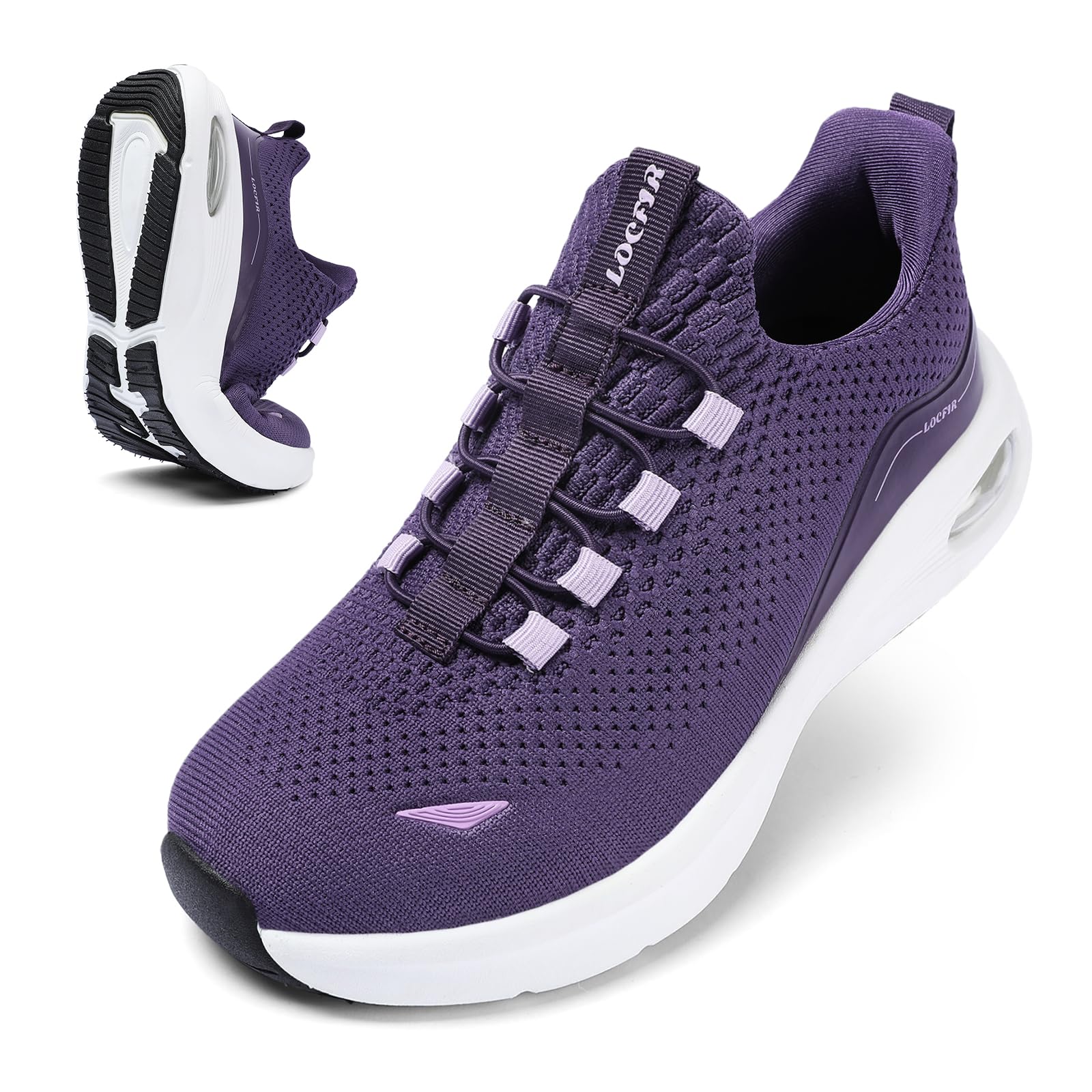 Wide Toe Box Shoes Women Slip on Sneakers with Arch Support, Extra Wide Width Co