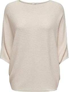 JDY Jdynew Behave Batsleeve Pullov. Knt Noos Women's Sweater (Pack of 1)