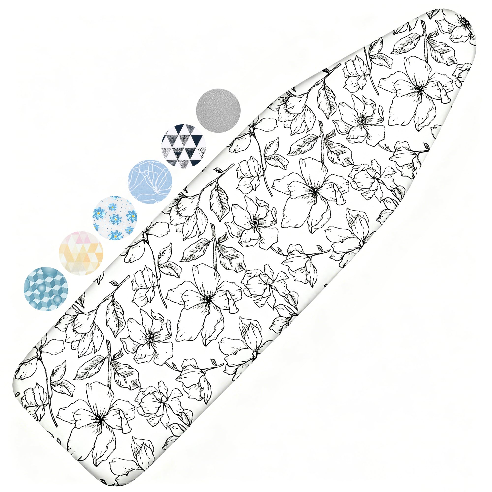 Ironing Board Cover and Pad, 15x54 Standard Size, Scorch Resistant | 6 mm Extra 