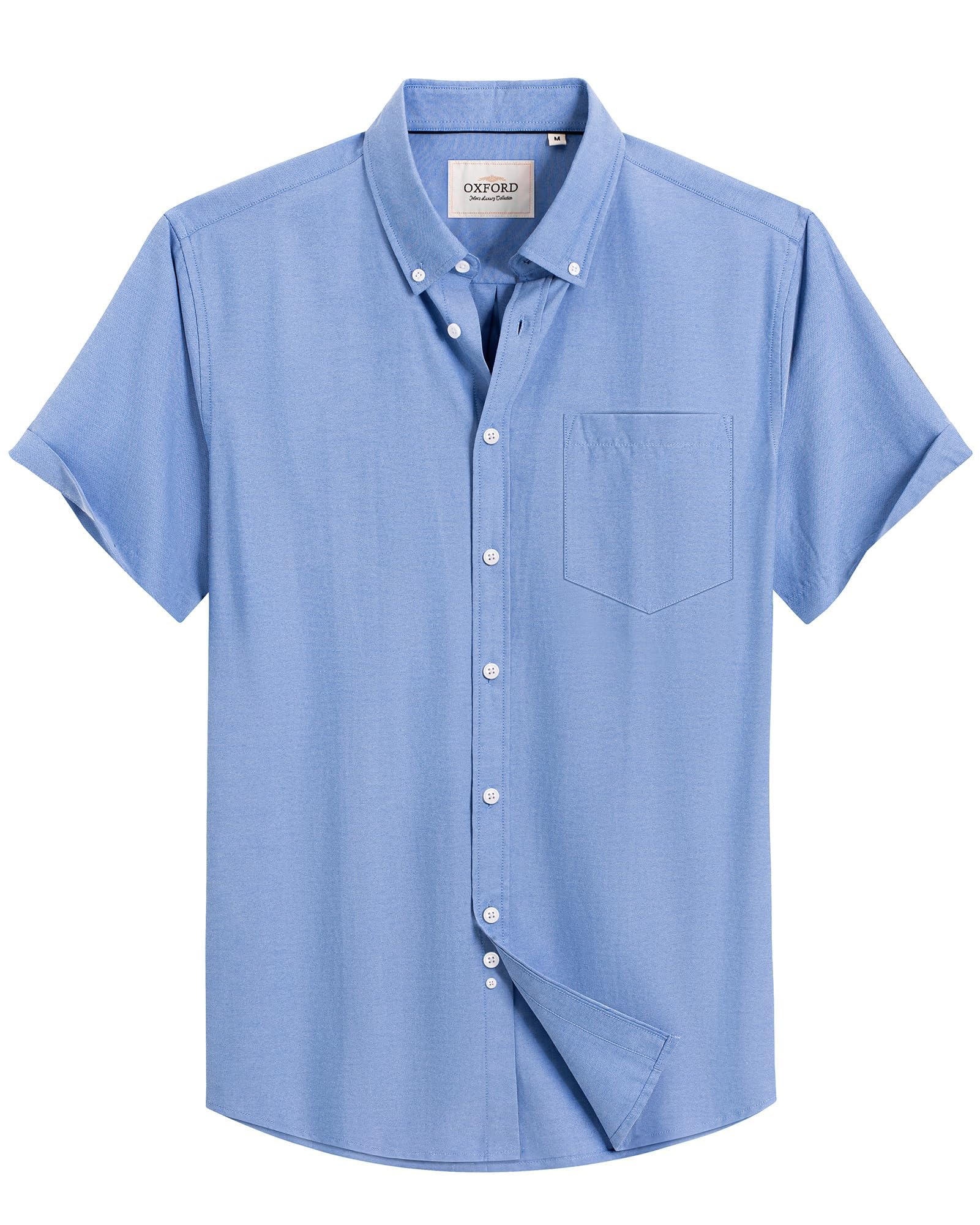 Alimens & Gentle Men's Classic Button Down Shirt (Pack of 1)