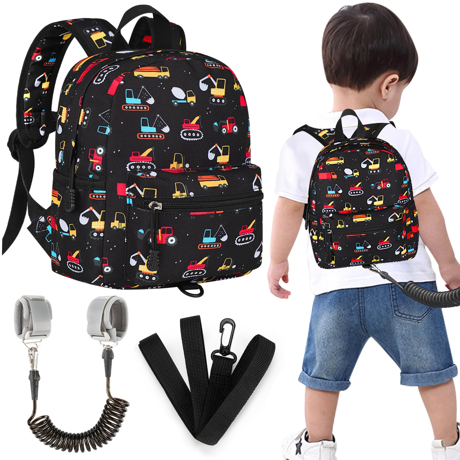 Accmor Toddler Backpack Harness with Leash, Cute Baby Backpacks with Anti Lost W